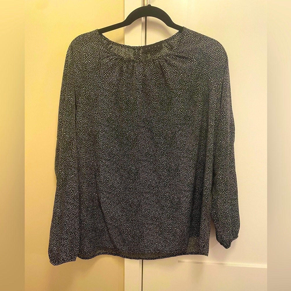 Hatch Maternity Blouse, Color Black/White, Size OS